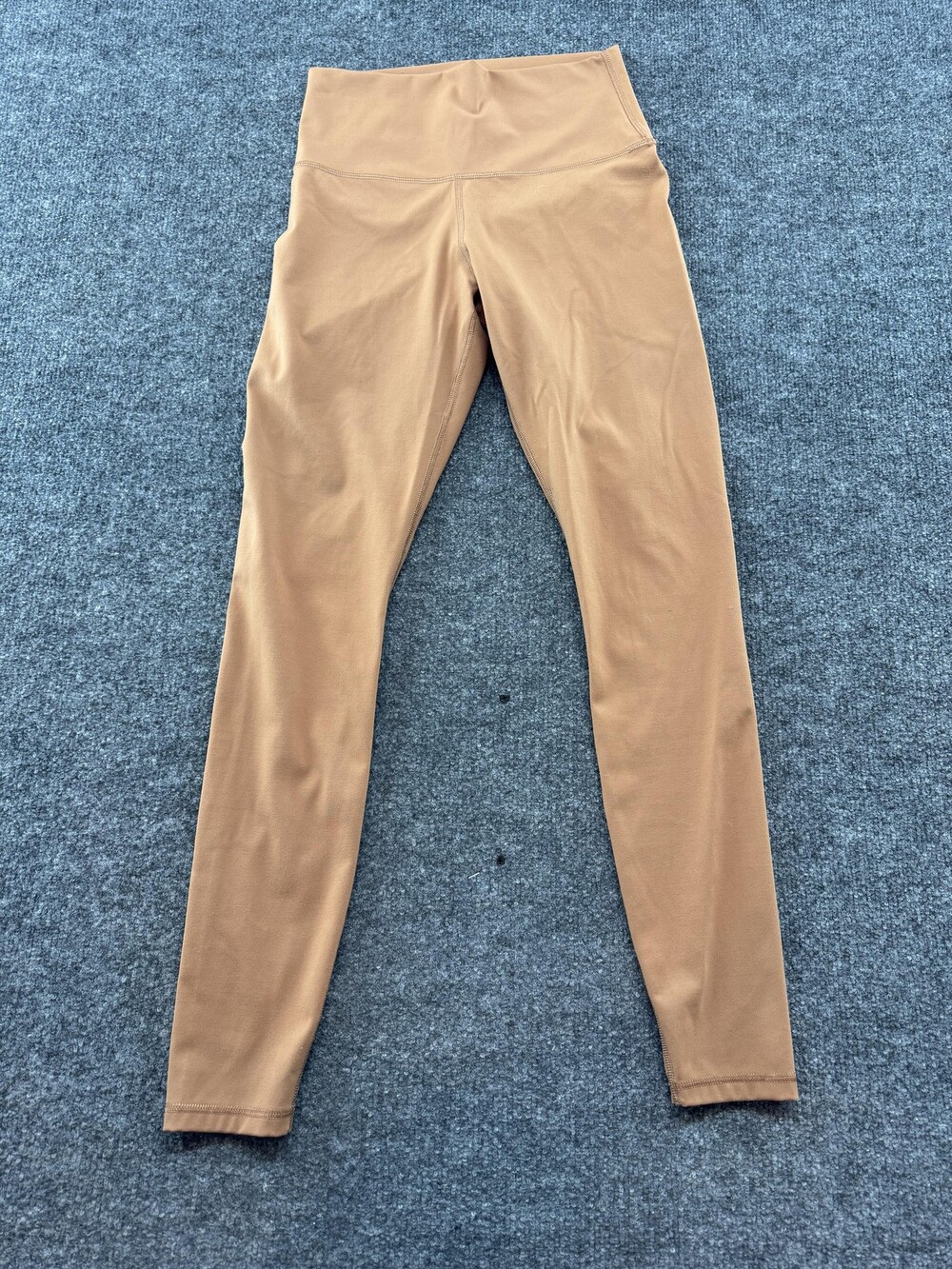 Everlane Perform Leggings Womens Small Beige High Rise Ankle Yoga Gym Pants